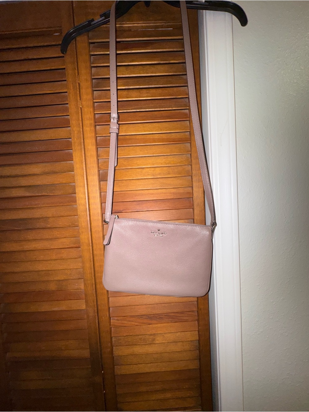 kate spade Dusty Rose Pebbled Leather Crossbody